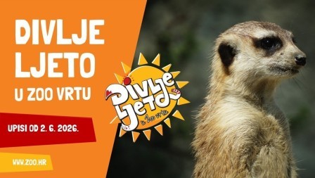 Počeli upisi za DIVLJE LJETO - edukativni program  Zoo Zagreb za učenike od 1- 6...